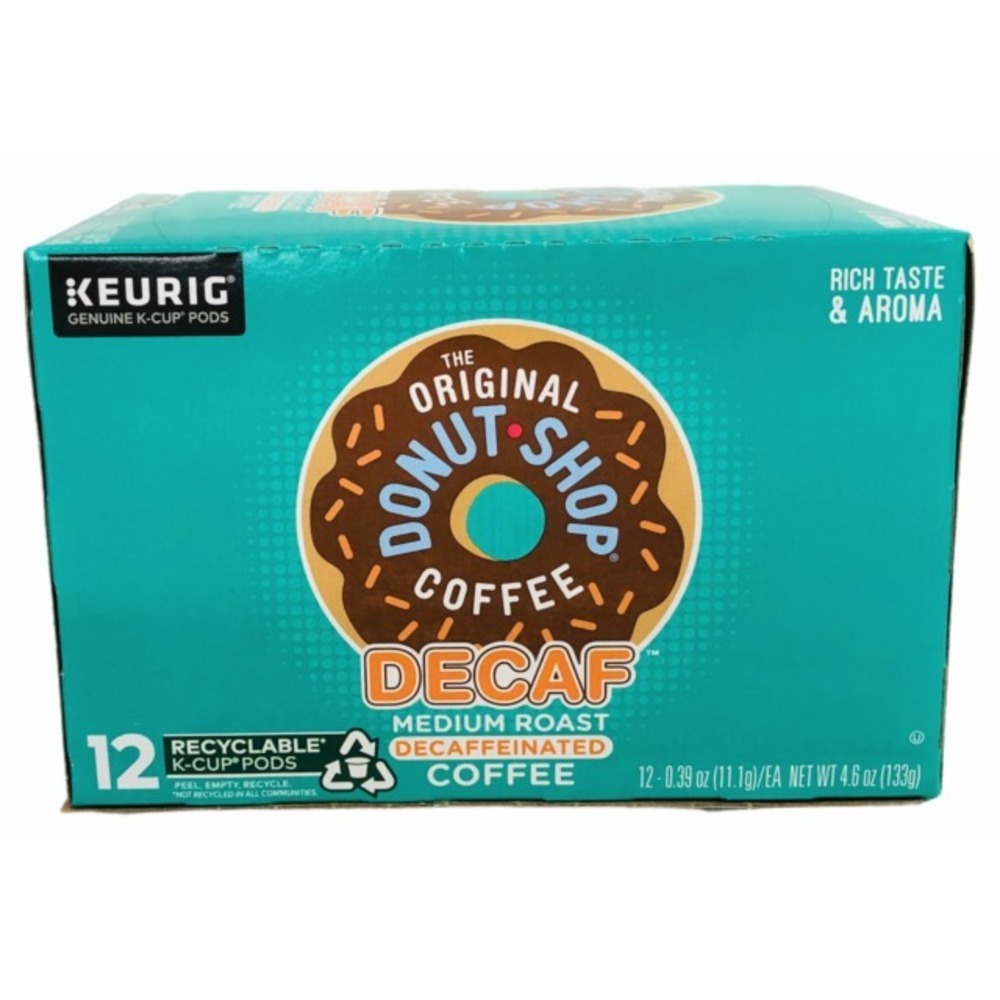The Original Donut Shop Decaf Keurig K-Cup Pods 12 Serve Cups - BB 9/2026 Sealed